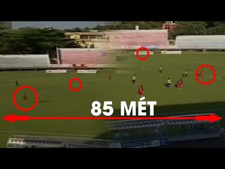 Ngỡ ngàng với đường chuyền thành bàn từ KHOẢNG CÁCH CHIỀU DÀI MỘT SÂN BÓNG | NEXT SPORTS