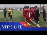 Các cầu thủ ĐT U15 Việt Nam hứng khởi bước vào buổi tập đầu tiên tại J-Green Sakai | NEXT SPORTS