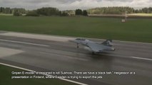 Saab Gripen E smart fighter  jet