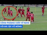 Công Phượng và các cầu thủ ĐT Việt Nam cười vỡ bụng với bài tập vỗ mông | NEXT SPORTS