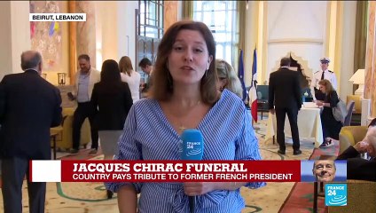 Lebanon pays tribute to Jacques Chirac
