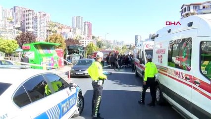 Ankara'da otobüs durağa girdi,3 ölü