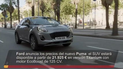 Ford Puma: el nuevo SUV, ya a la venta