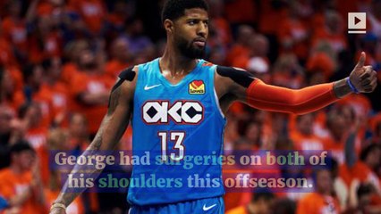 Paul George to Miss Preseason and Return in November