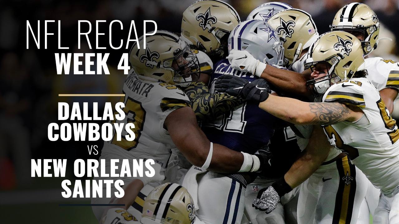 Week 4: Cowboys get first loss from Saints
