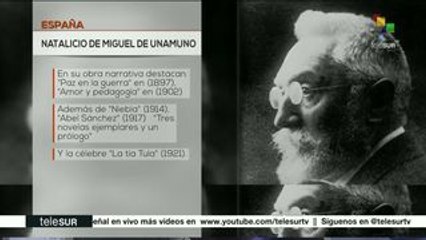 Hace 155 años nació Miguel de Unamuno
