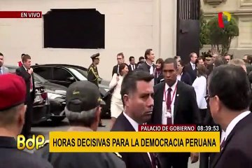 Cuestión de Confianza: gabinete Del Solar llegó al Congreso para sustentar pedido
