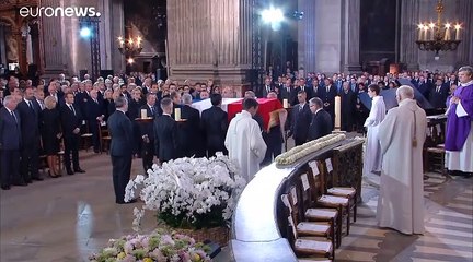 Líderes mundiales se reúnen en París para el funeral de Jacques Chirac