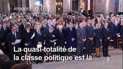 Hommage Chirac: famille et chefs d'Etat réunis à Saint-Sulpice