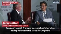 John Bolton: North Korea Will 'Never Give Up' Nuclear Program