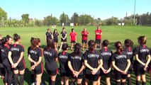 Genç Milli Kadın Futbol Takımının hedefi Elit Tur'a yükselmek