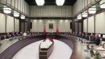 Cumhurbaşkanı Recep Tayyip Erdoğan başkanlığındaki Milli Güvenlik Kurulu  toplantısı sona erdi
