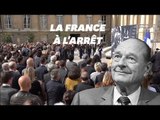 La minute de silence pour Jacques Chirac observée partout en France