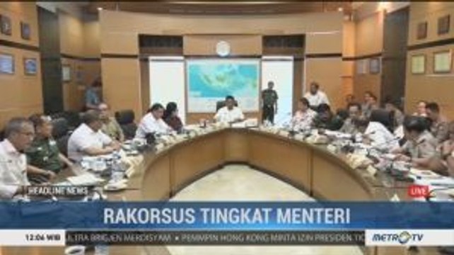 Wiranto Pimpin Rakorsus Tingkat Menteri Bahas Isu Terkini