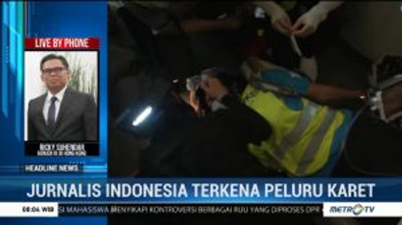 Jurnalis Indonesia yang Tertembak di Hong Kong dalam Kondisi Stabil
