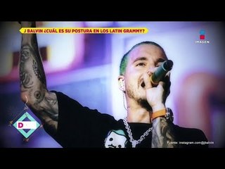 J Balvin aclara su inconformidad con los Latin Grammy | De Primera Mano