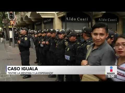 Se registran actos vandálicos en la marcha de Ayotzinapa | Noticias con Francisco Zea