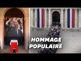 Bain de foule aux Invalides pour Jacques Chirac