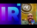 Nayib Bukele se toma selfie en estrado de la ONU | Noticias con Yuriria Sierra