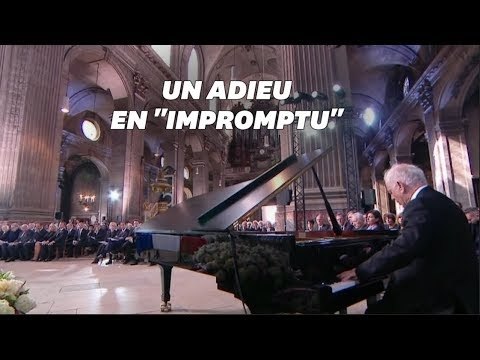 Daniel Barenboim joue un Impromptu de Schubert à la messe pour Jacques Chirac