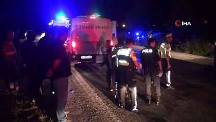 Yolun karşısına geçmek isterken canından oldu