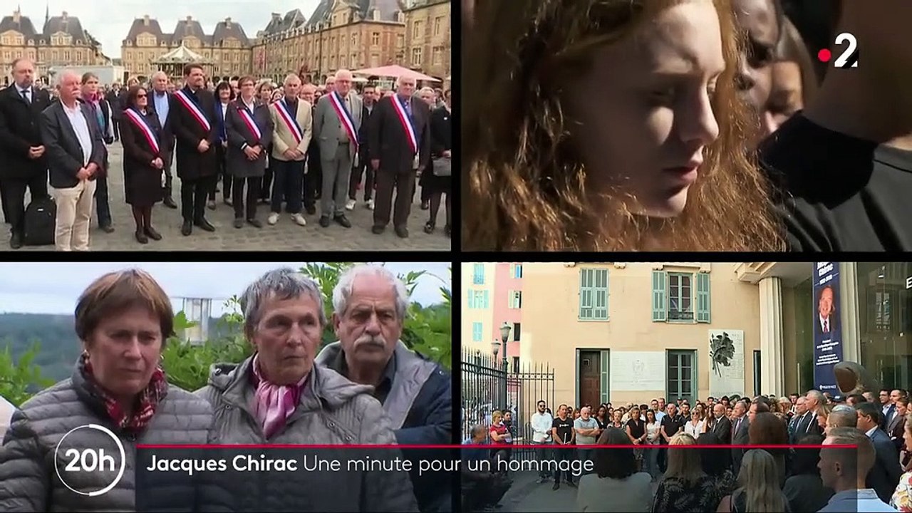 Mort de Jacques Chirac : la France s'est tue une minute pour rendre un dernier hommage