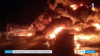 Incendie à Rouen : pompiers et policiers s'inquiètent après leur exposition aux produits