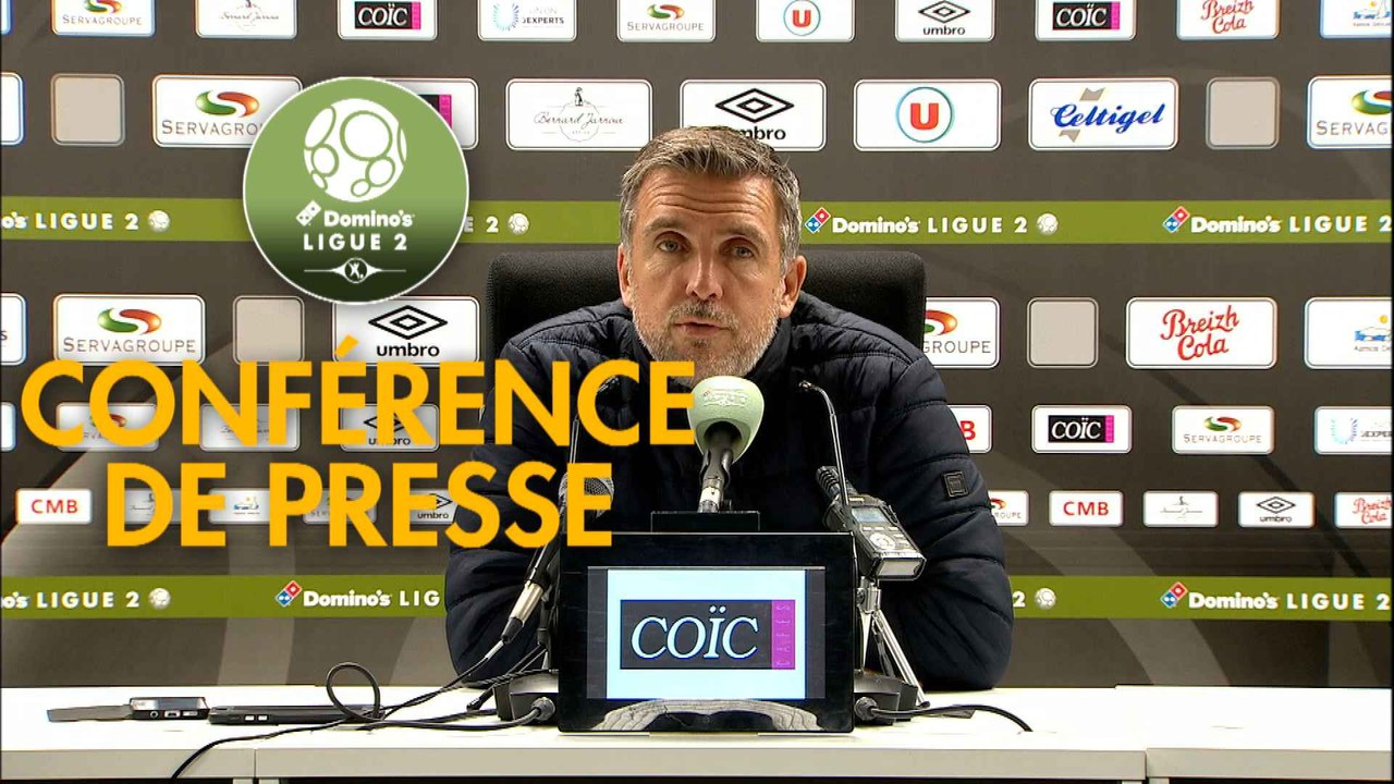 Conférence de presse EA Guingamp - Le Mans FC (3-0) :  (EAG) - Richard DEZIRE (LEMANS) - 2019/2020