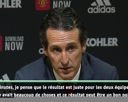 7e j. - Emery : Un résultat juste pour les deux équipes