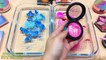 Pink vs Blue ! Mixing Makeup Eyeshadow into Clear Slime | Satisfying Slime s #558