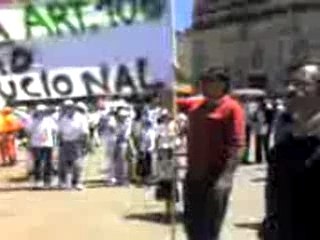 Marcha contra las FARC en Bogotá