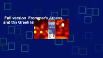 Full version  Frommer's Athens and the Greek Islands Complete