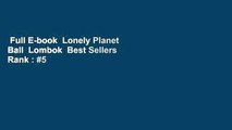 Full E-book  Lonely Planet Bali  Lombok  Best Sellers Rank : #5