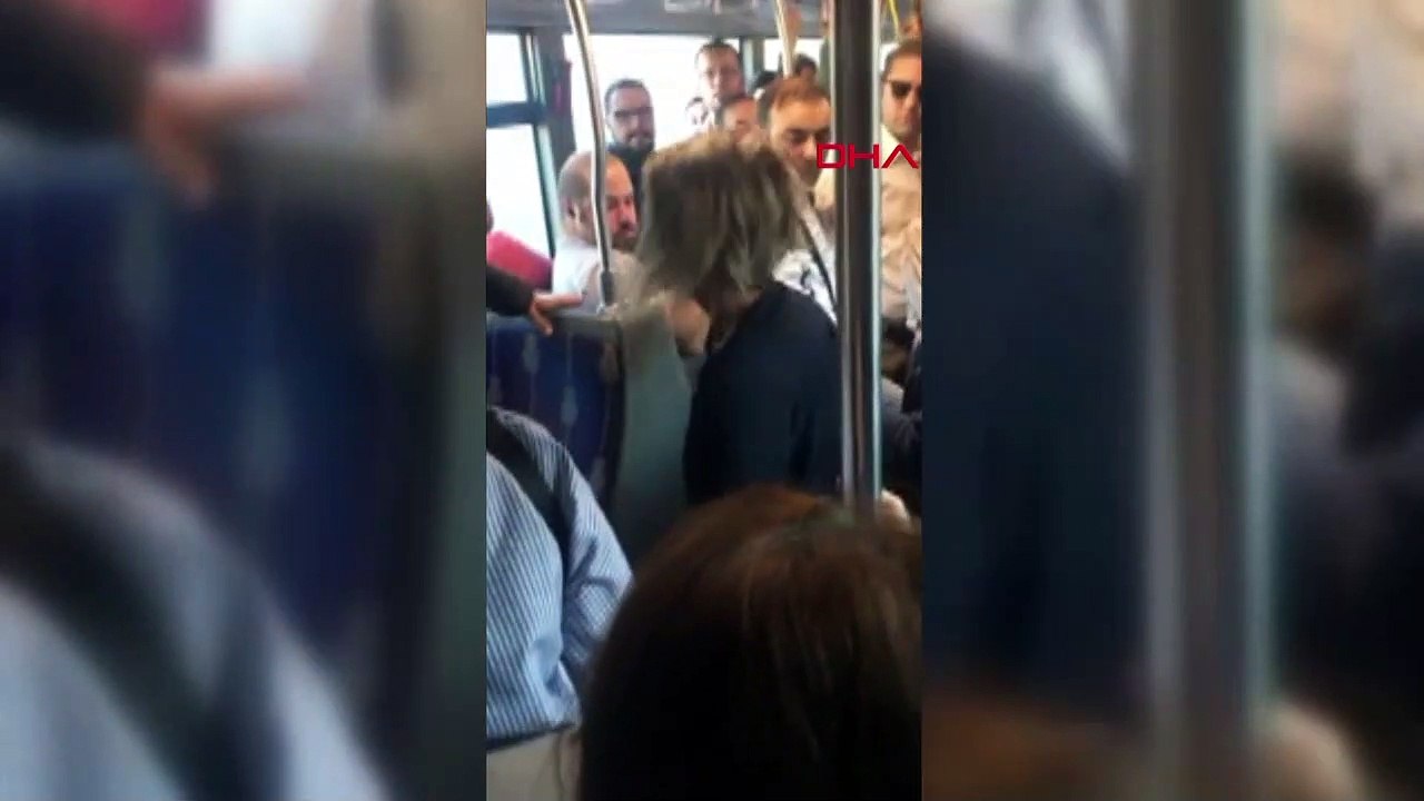 Metrobüste kavga!