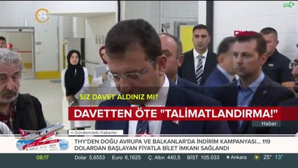 "İmamoğlu siyasi şov peşinde. Davet değil talimat var"