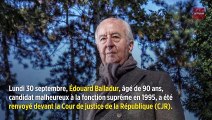 Édouard Balladur renvoyé devant la Cour de justice de la République