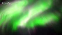 UK couple capture Nothern Lights illuminating Norway's sky