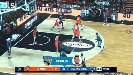 DLSIxiemeHomme - J2 : Nic MOORE (Châlons-Reims)