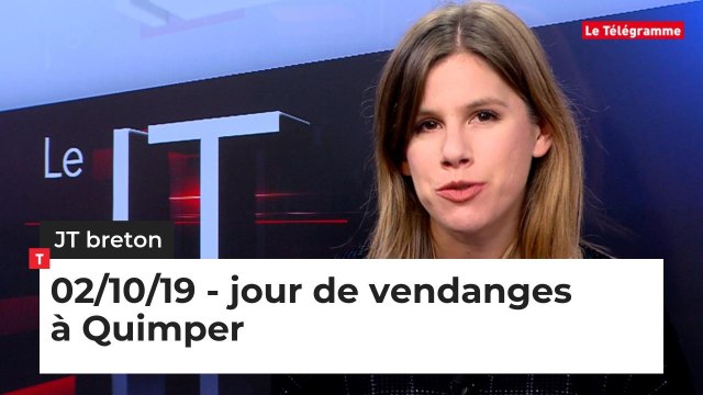 JT Breton du mercredi 2 octobre 2019.jour de vendanges à Quimper