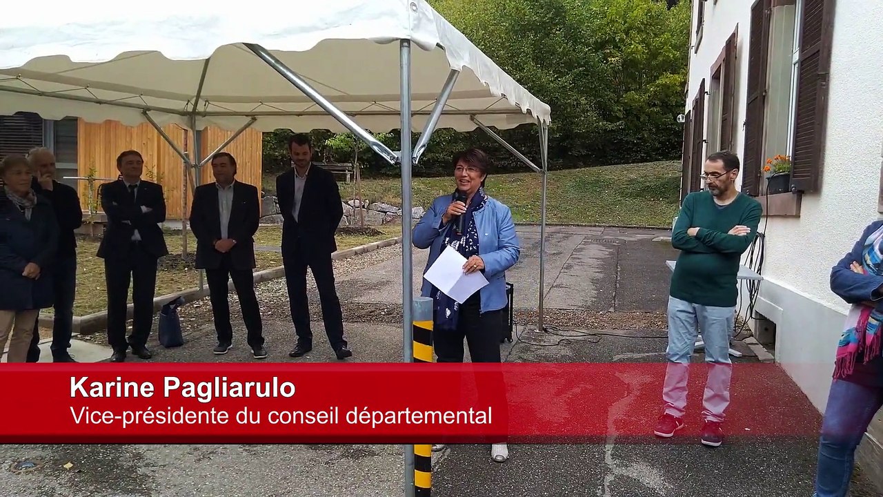 Handicap/Vivre autrement : Quatre chalets en bois inaugurés à la Maison Emilie, à Malmerspach