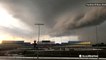 Iowa Speedway drenched in rain during tornado warning