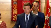 Rivera pide una reunión de Estado a Pedro Sánchez para que 