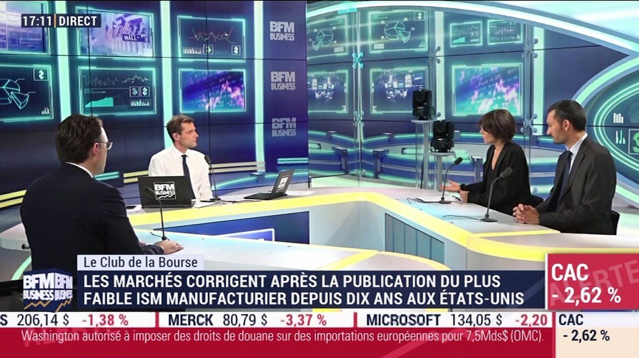 Le Club de la Bourse: Nathalie Pelras, Stanislas Bernard, Gustavo Horenstein et Réda Aboutika - 02/10