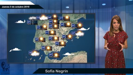 El tiempo: pronóstico para el jueves 3 de octubre
