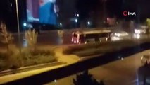 Ankara'da yine bir halk otobüsü vakası: Ters yönde gitti