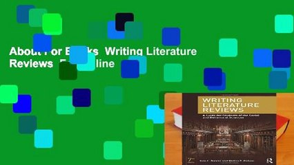 About For Books  Writing Literature Reviews  For Online