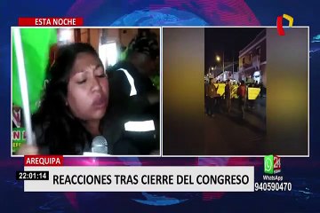 Descargar video: Diferentes manifestaciones se registraron a nivel nacional tras cierre del Congreso