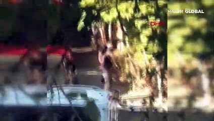 Toz maskeli hırsızlar saniye saniye kameraya yakalandı