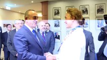 Dışişleri Bakanı Çavuşoğlu, Avrupa Konseyi Genel Sekreteri Buric ile görüştü - STRAZBURG