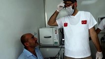 Türk doktorlardan Suriye'de diş sağlığı hizmeti